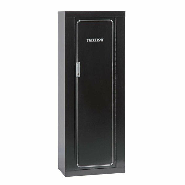 Kd Vestidor 55 x 20.5 x 11 in. 10 Gun Metal Security Cabinet, Black KD3312981